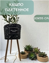 Кашпо TM122109 26х20х55см Темный